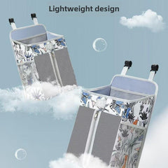 Functional Nursery Organizer Bag Hanging Storage for Diapers Wipes Toys