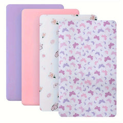 BEEWEED 4-Piece Microfiber Crib Sheets - Cozy & Soft for Boys and Girls