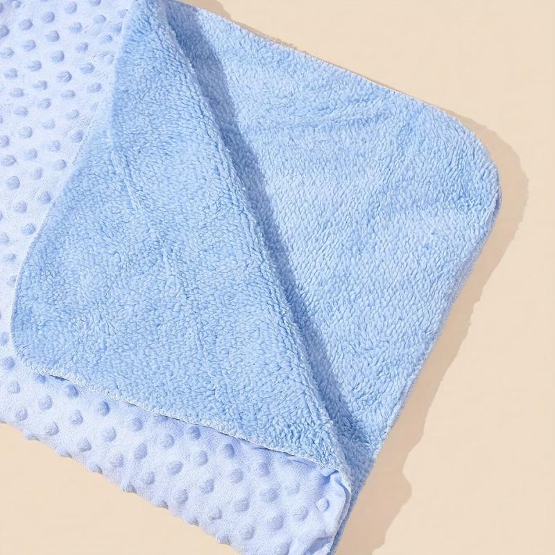 Soft & Cozy Kids' Swaddle Blanket All Season Plush Beanie Quilt
