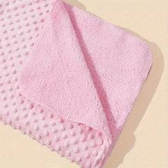 Soft & Cozy Kids' Swaddle Blanket All Season Plush Beanie Quilt