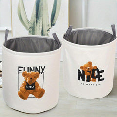 Foldable Fabric Laundry Hamper with Sturdy Design