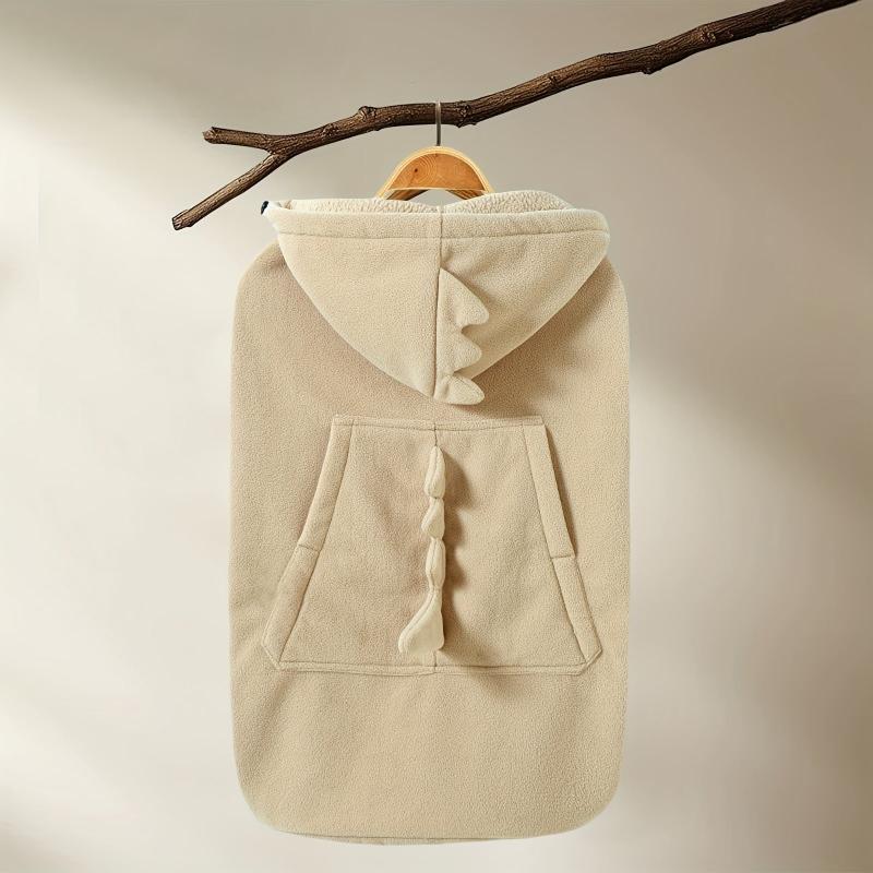 Dinosaur Style Kid's Harness Warm Cloak Front Hug Windproof Cape Stroller Cover