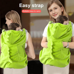 Dinosaur Style Kid's Harness Warm Cloak Front Hug Windproof Cape Stroller Cover