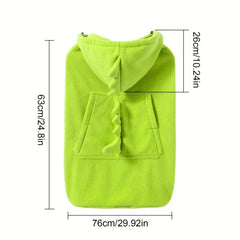 Dinosaur Style Kid's Harness Warm Cloak Front Hug Windproof Cape Stroller Cover