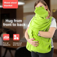 Dinosaur Style Kid's Harness Warm Cloak Front Hug Windproof Cape Stroller Cover