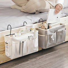 Dorm Bed Hanging Storage Bags & Linen Baskets with Pockets