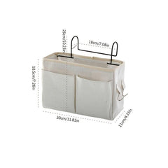 Dorm Bed Hanging Storage Bags & Linen Baskets with Pockets