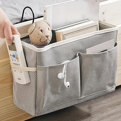 Dorm Bed Hanging Storage Bags & Linen Baskets with Pockets