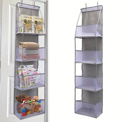 Breathable Over Door Storage Holder 1pc 4 Pockets Bedroom Organize Toys Shoes