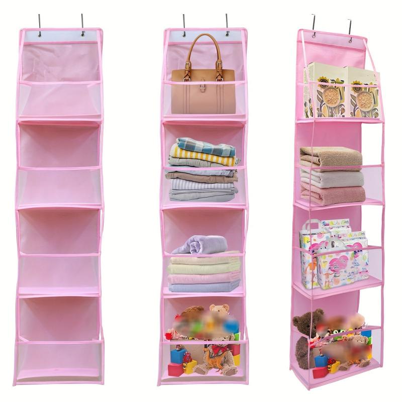 Breathable Over Door Storage Holder 1pc 4 Pockets Bedroom Organize Toys Shoes