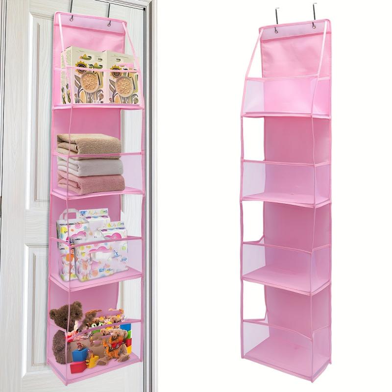 Breathable Over Door Storage Holder 1pc 4 Pockets Bedroom Organize Toys Shoes