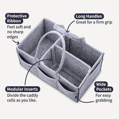Portable Organizer for Diapers, Toys, Car Essentials
