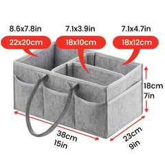 Portable Organizer for Diapers, Toys, Car Essentials