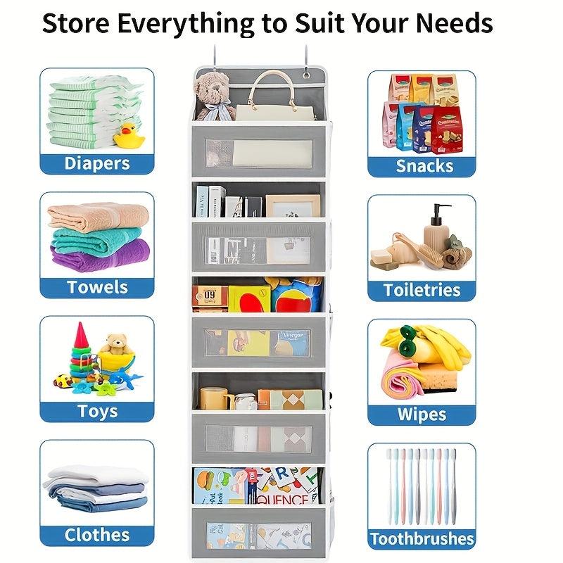 Polyester Pocket Storage Organizer Hanging Door Bin