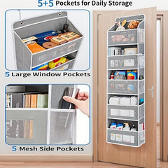 Polyester Pocket Storage Organizer Hanging Door Bin