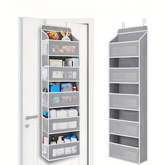 5 Tier Over the Door Hanging Organizer with Large Capacity Pockets Anti Tip