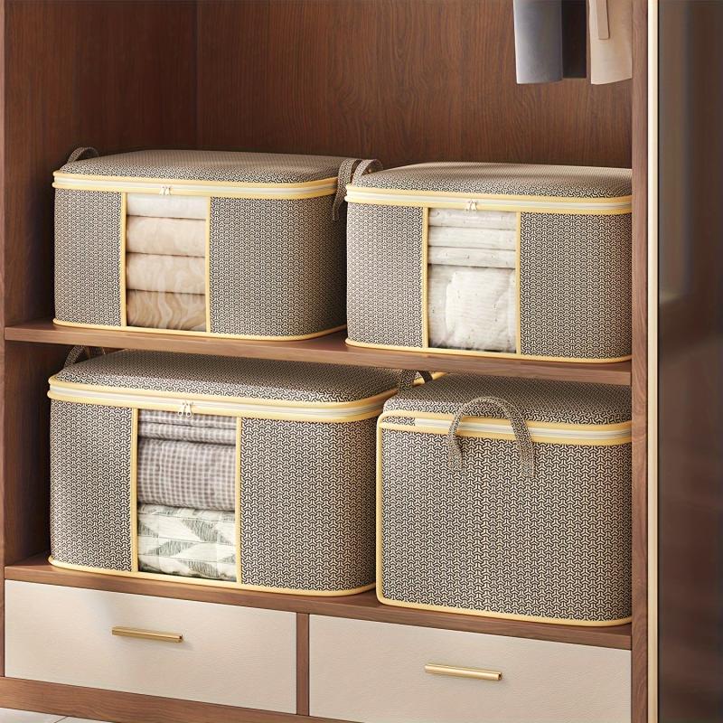 Large Foldable Storage Bag with Reinforced Handle