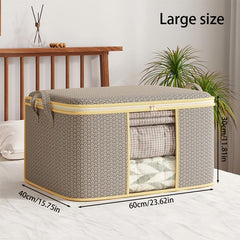 Large Foldable Storage Bag with Reinforced Handle