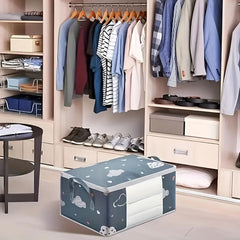 Large Capacity Clothing Storage Bag with Zipper and Viewing Window