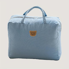 Large Bear Storage Bag Foldable Organizer for Clothes Blankets Quilts Bedding