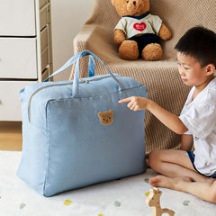 Large Bear Storage Bag Foldable Organizer for Clothes Blankets Quilts Bedding