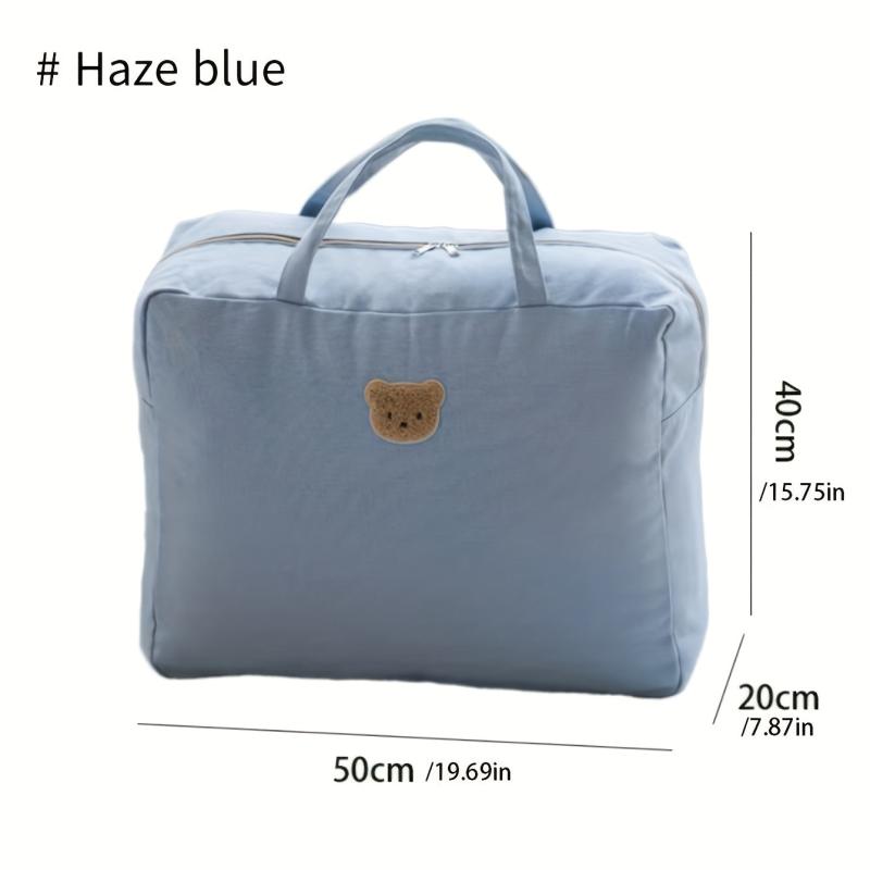 Large Bear Storage Bag Foldable Organizer for Clothes Blankets Quilts Bedding