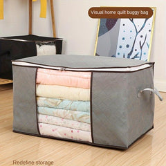 Foldable Large Storage Bag for Bedding Organizer Packing Cube - Quilt Clothes