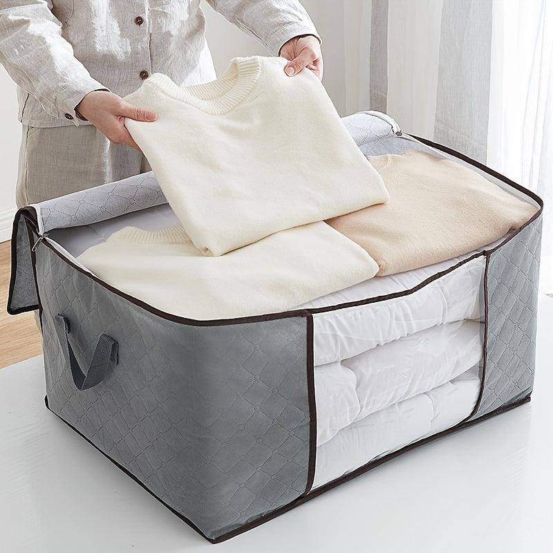 Foldable Large Storage Bag for Bedding Organizer Packing Cube - Quilt Clothes