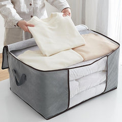 Foldable Large Storage Bag for Bedding Organizer Packing Cube - Quilt Clothes
