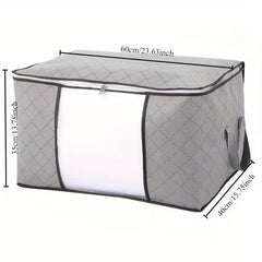 Foldable Large Storage Bag for Bedding Organizer Packing Cube - Quilt Clothes