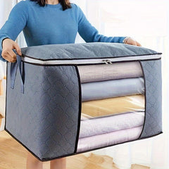 Foldable Large Storage Bag for Bedding Organizer Packing Cube - Quilt Clothes