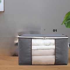 Foldable Large Storage Bag for Bedding Organizer Packing Cube - Quilt Clothes