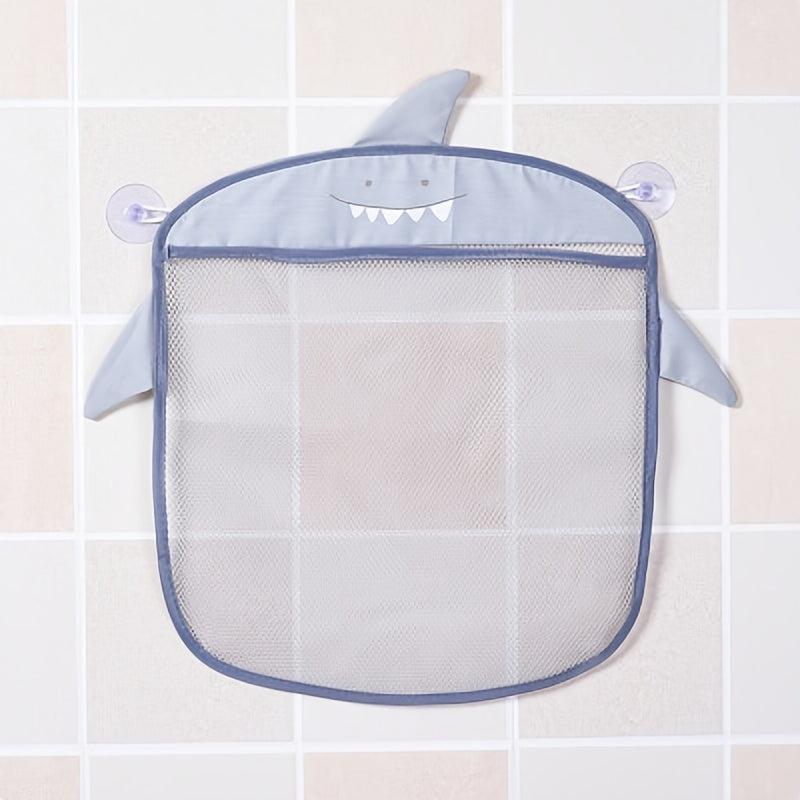 Bath Toy Organizer Cartoon Toy Storage Mesh Net Hanging Bathroom Storage Basket