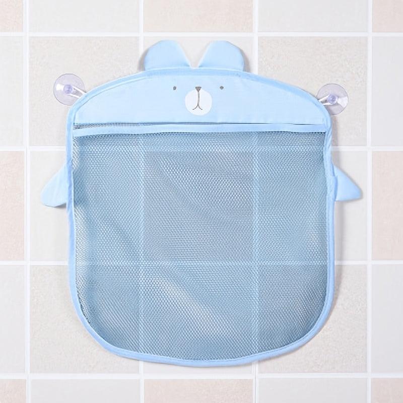 Bath Toy Organizer Cartoon Toy Storage Mesh Net Hanging Bathroom Storage Basket