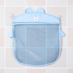 Bath Toy Organizer Cartoon Toy Storage Mesh Net Hanging Bathroom Storage Basket