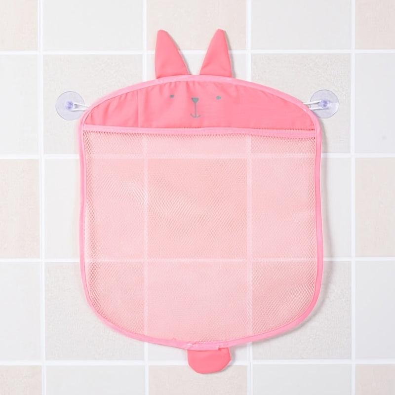 Bath Toy Organizer Cartoon Toy Storage Mesh Net Hanging Bathroom Storage Basket