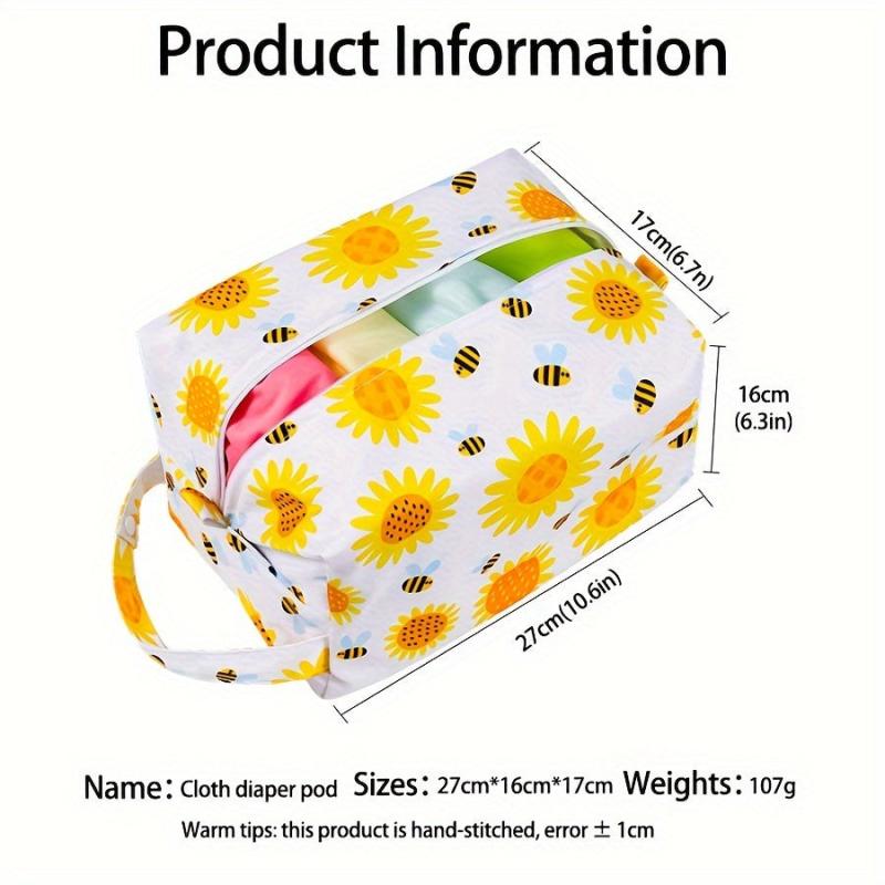 ANANBABY Waterproof Diaper Storage Bags - Portable & Hangable