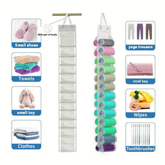 Roll Storage Organizer for Yoga Pants & Small Shoes