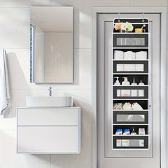 Large Capacity Hanging Door Organizer Anti Tip Durable Fabric