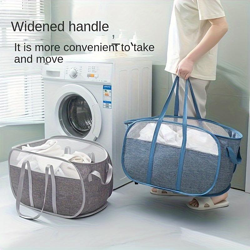 Foldable Laundry Basket with Handle