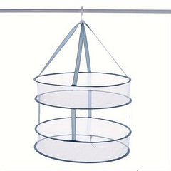 Foldable Polyester Clothes Drying Basket for Home