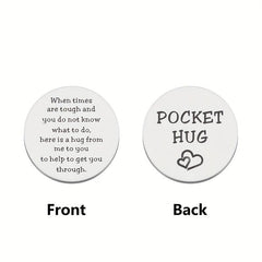 Pocket Hug Token Inspirational Anxiety Gift For Him