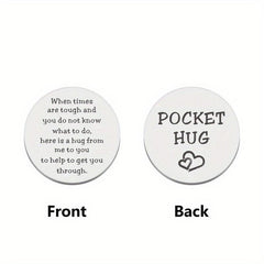 Pocket Hug Token Inspirational Anxiety Gift For Him