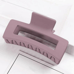 Multicolor Thick Acrylic Hair Clip Rectangle Resin Claw Clips