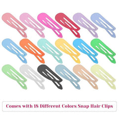 40pcs Snap Hair Clips Hair Barrettes For Girls Non Slip Barrettes Hair Accessori