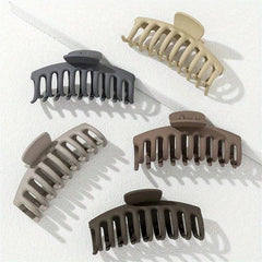 6pcs Matt Large Hair Claw Strong Hold Clip For Thick Hair Accessories