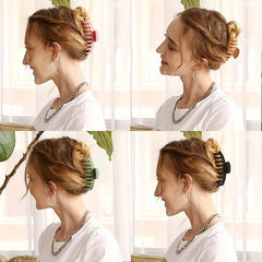 6pcs Matt Large Hair Claw Strong Hold Clip For Thick Hair Accessories