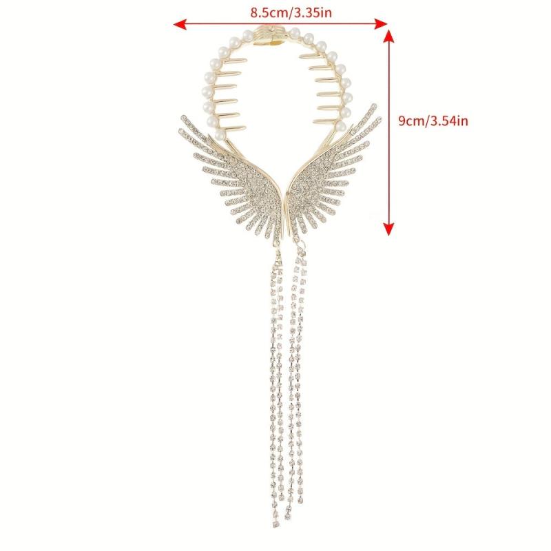 Angel Wings Hair Claw Wedding Hair Clip