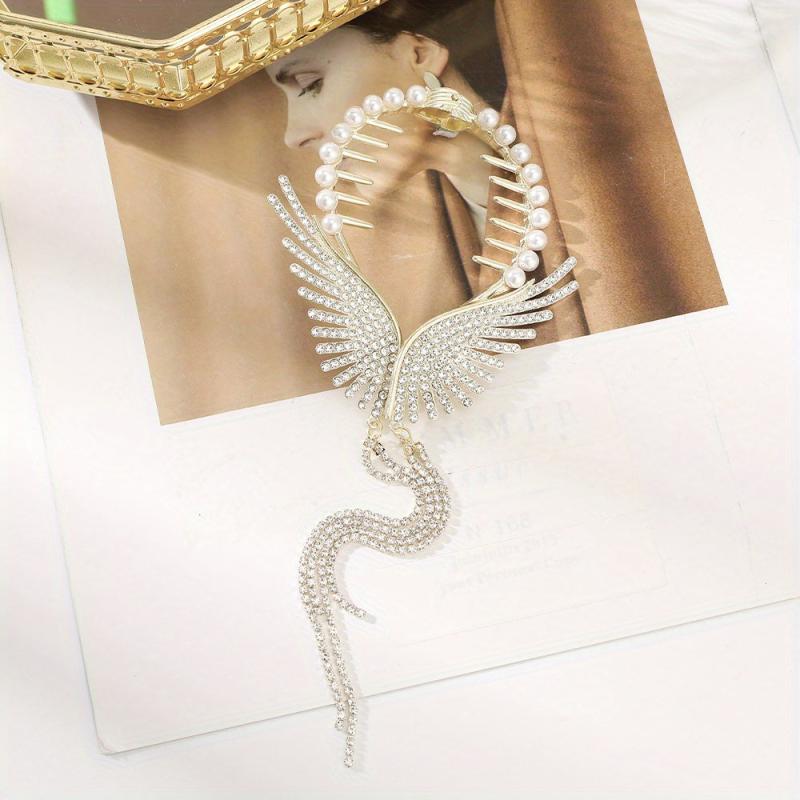 Angel Wings Hair Claw Wedding Hair Clip