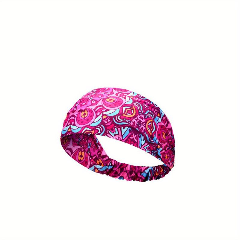 African Style Pattern Hair Band Stretch Boho Printed Headband